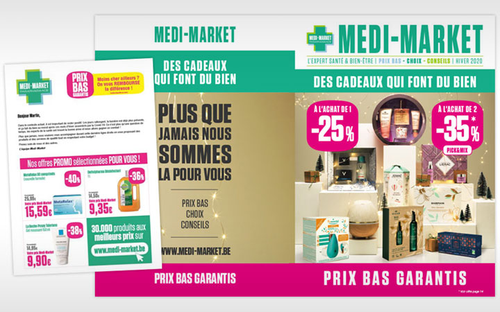 Medi-Market adapte la méthode de diffusion de son magazine clients et teste un usage plus intensif de la communication personnalisée.
